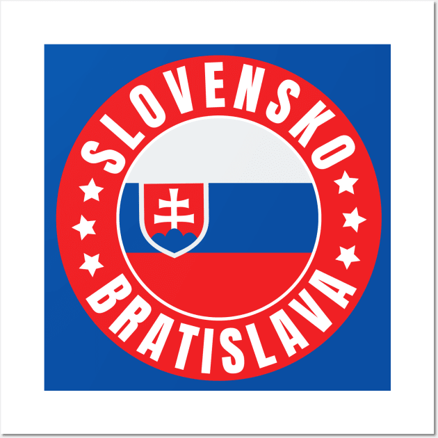 Bratislava Wall Art by footballomatic